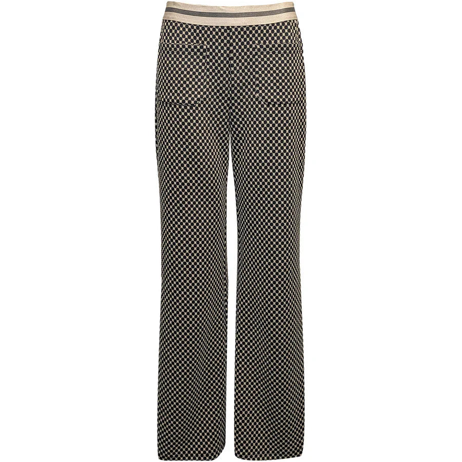 Black mix jers trousers