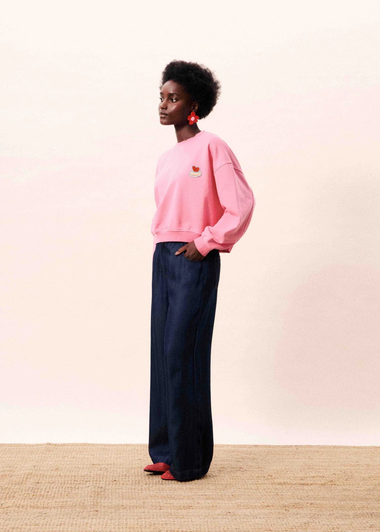 TAMISE PINK SWEATSHIRT