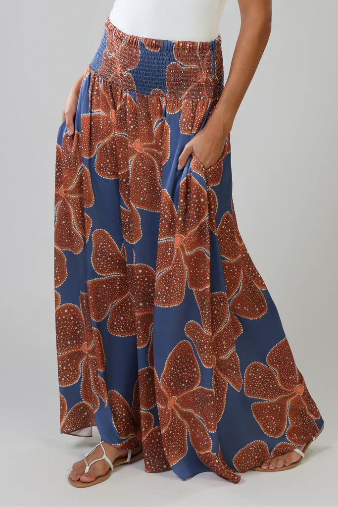 Full bloom Aurora wide leg trousers