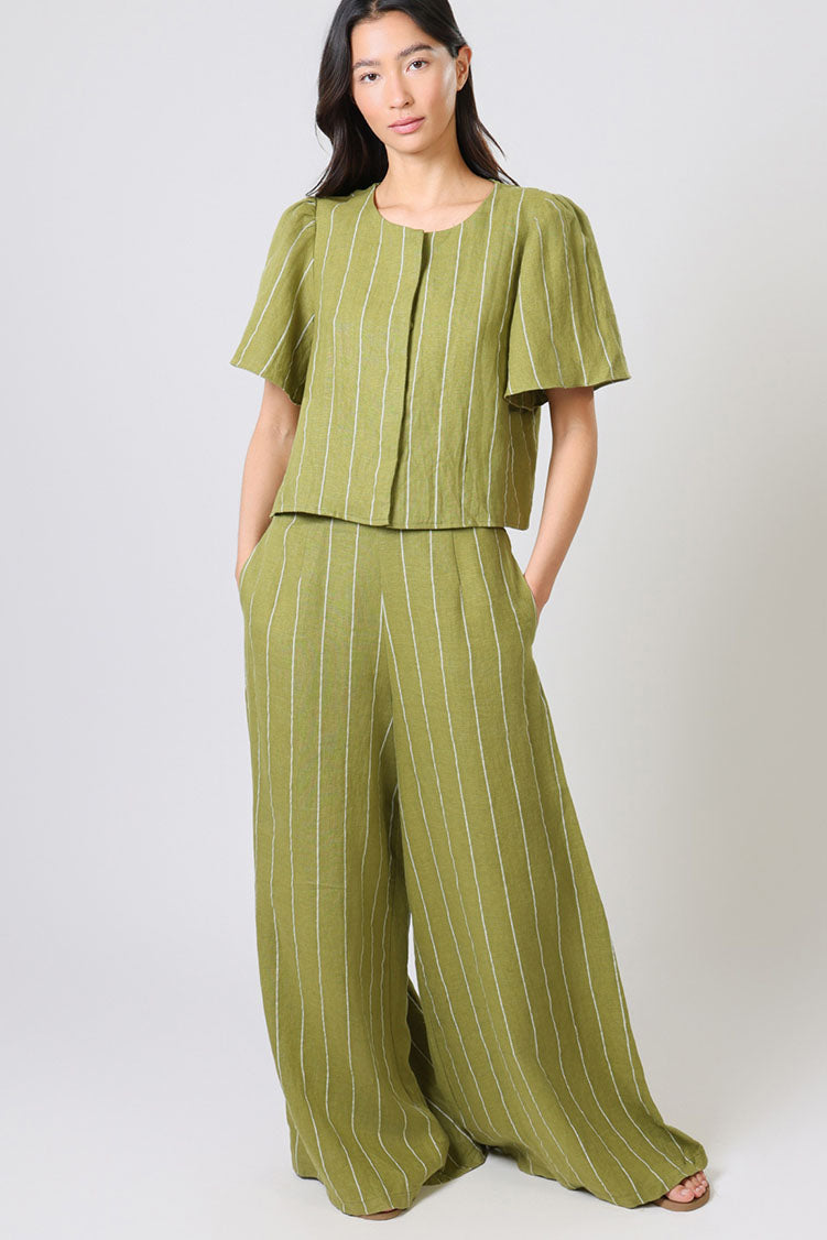 Green rene trousers
