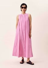 Pink maxi length vest