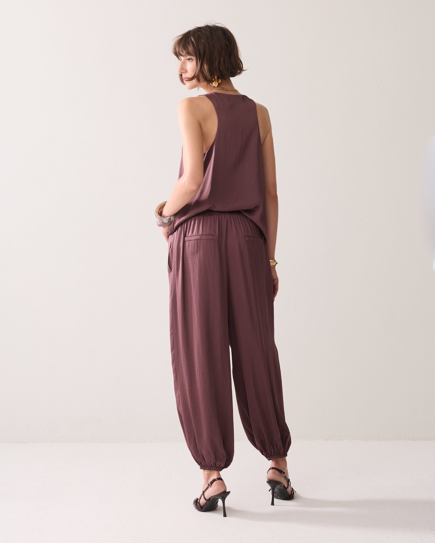 Summum Silky Touch Harem Trousers.