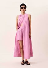 Pink maxi length vest