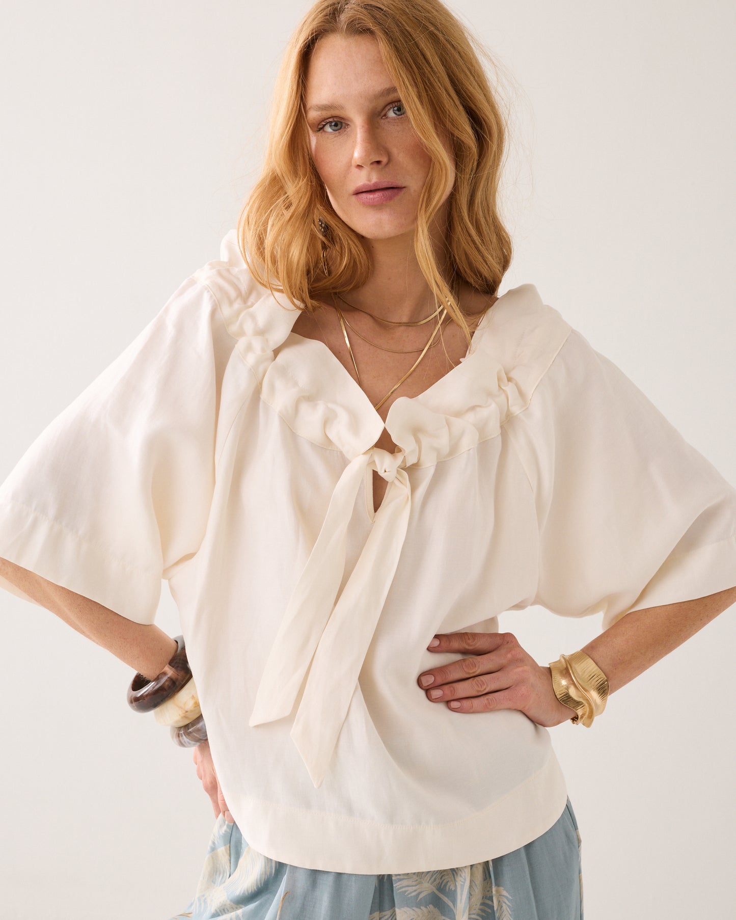 Summum Top Modal linen blend.