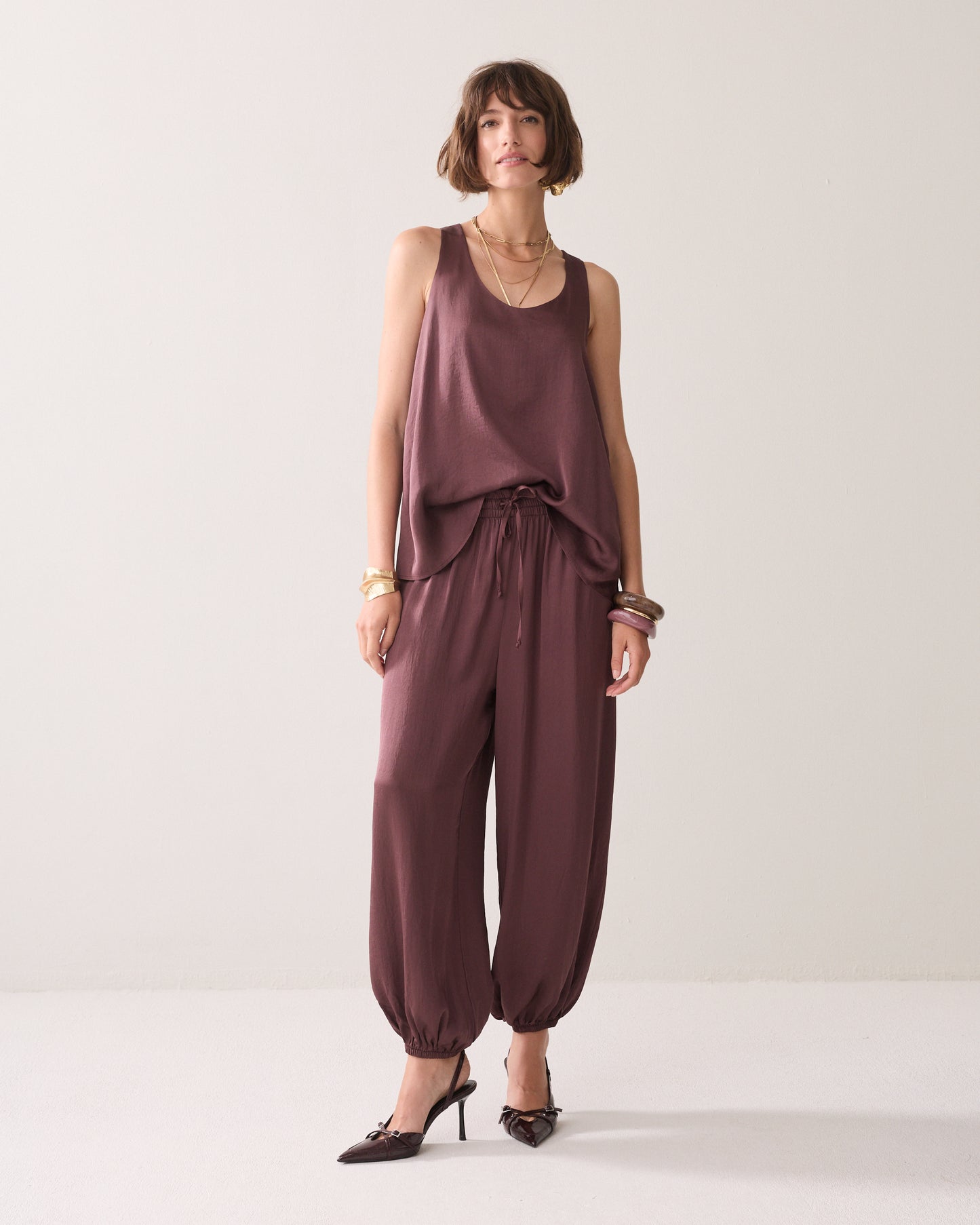 Summum Silky Touch Harem Trousers.