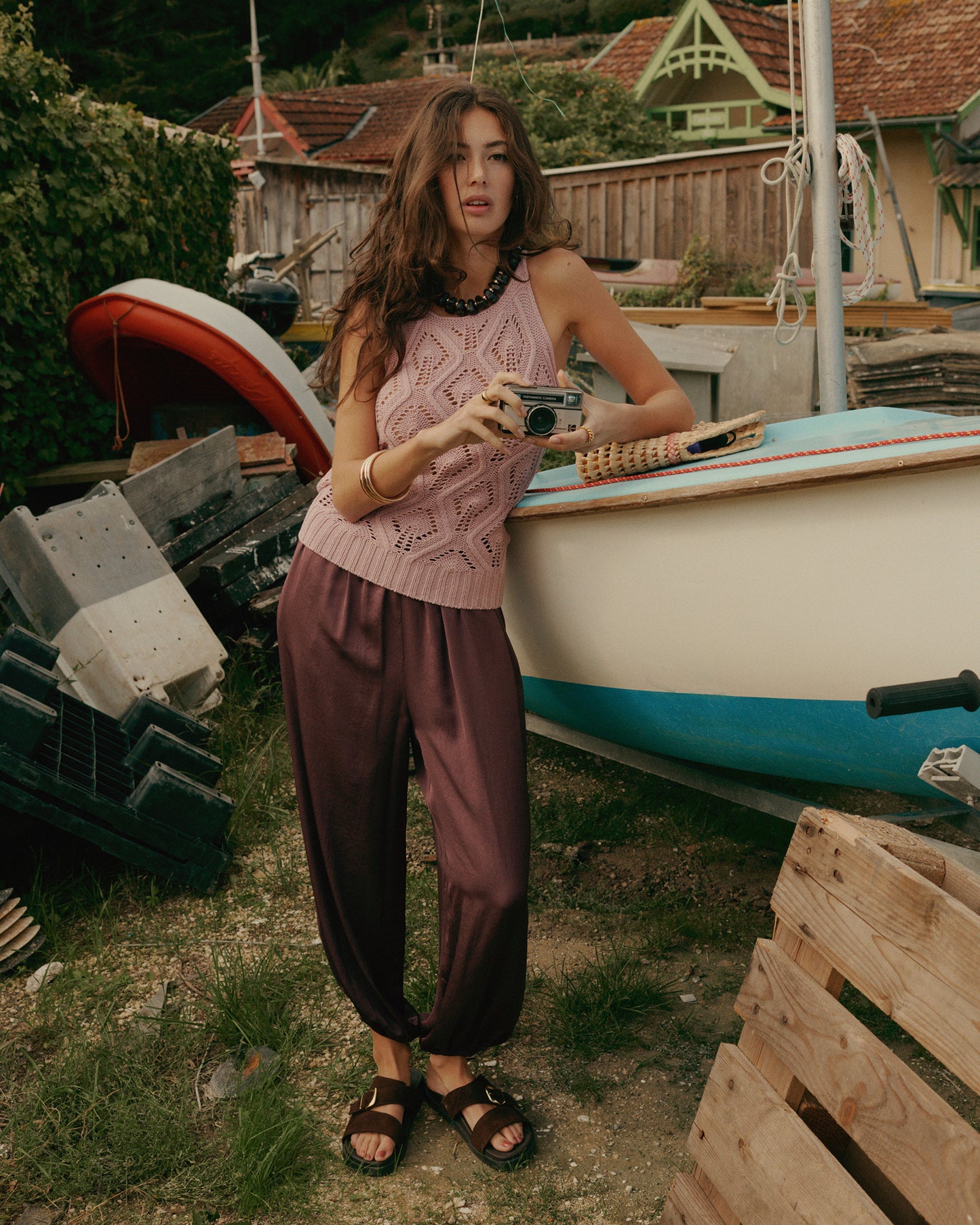Summum Silky Touch Harem Trousers.
