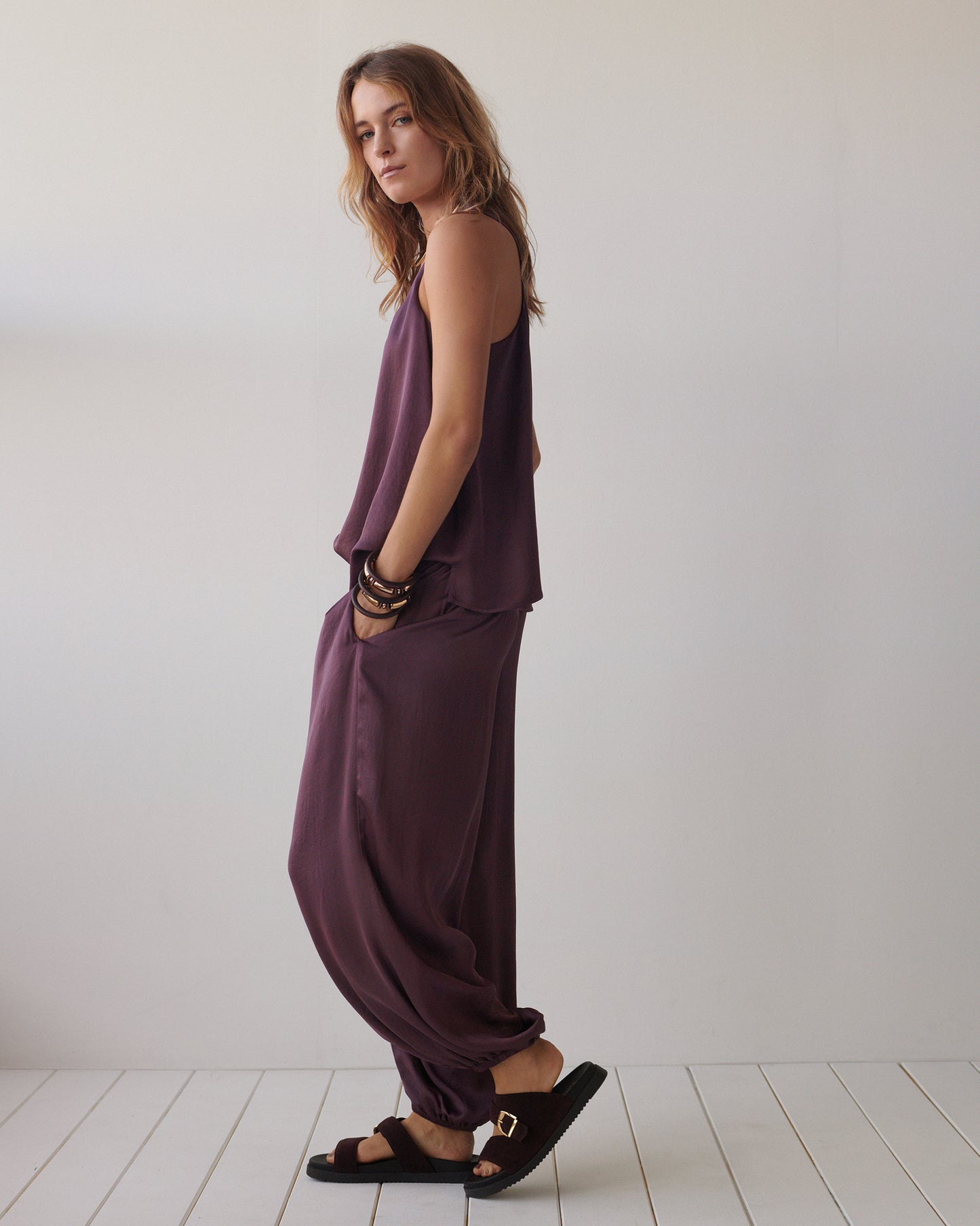 Summum Silky Touch Harem Trousers.