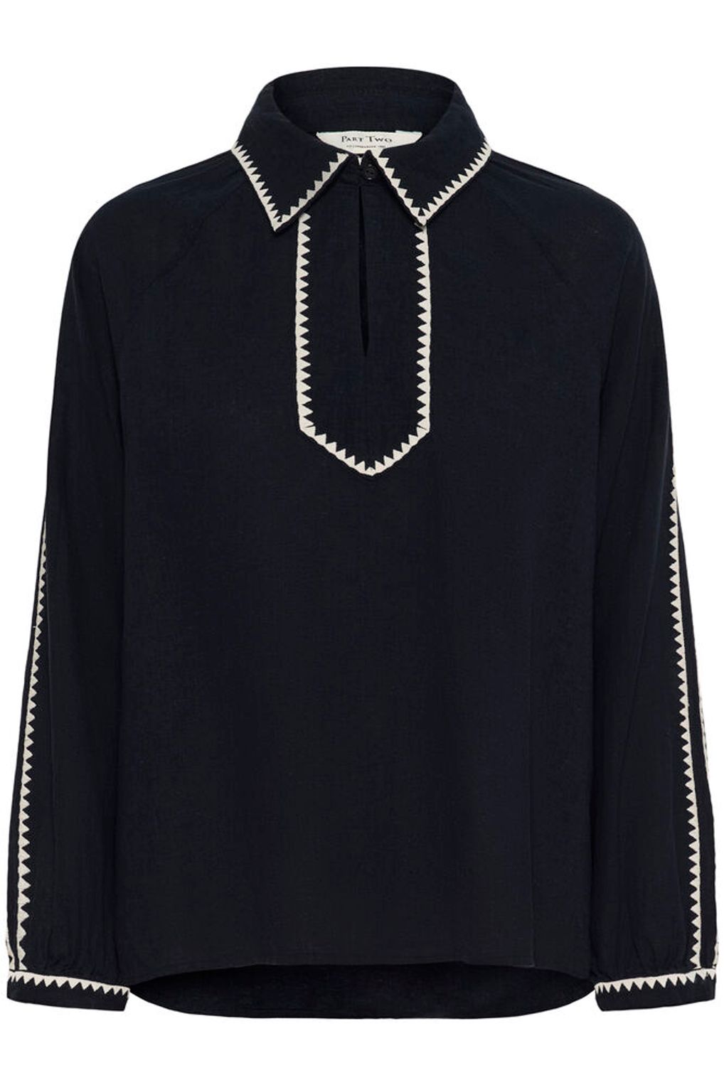 Long sleeve, linen mix Aimy blouse