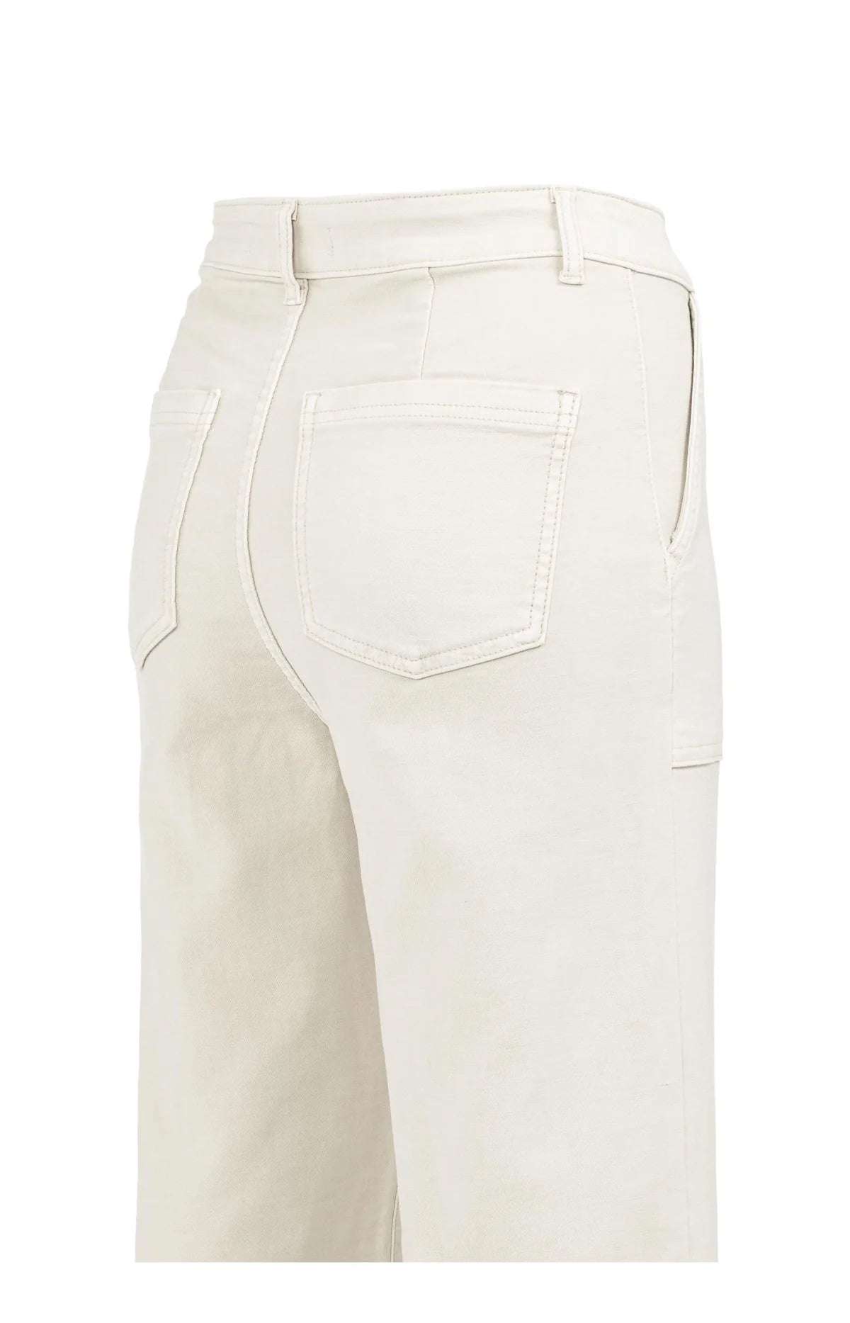 Cargo trousers with straight legs and patch pockets (L32)