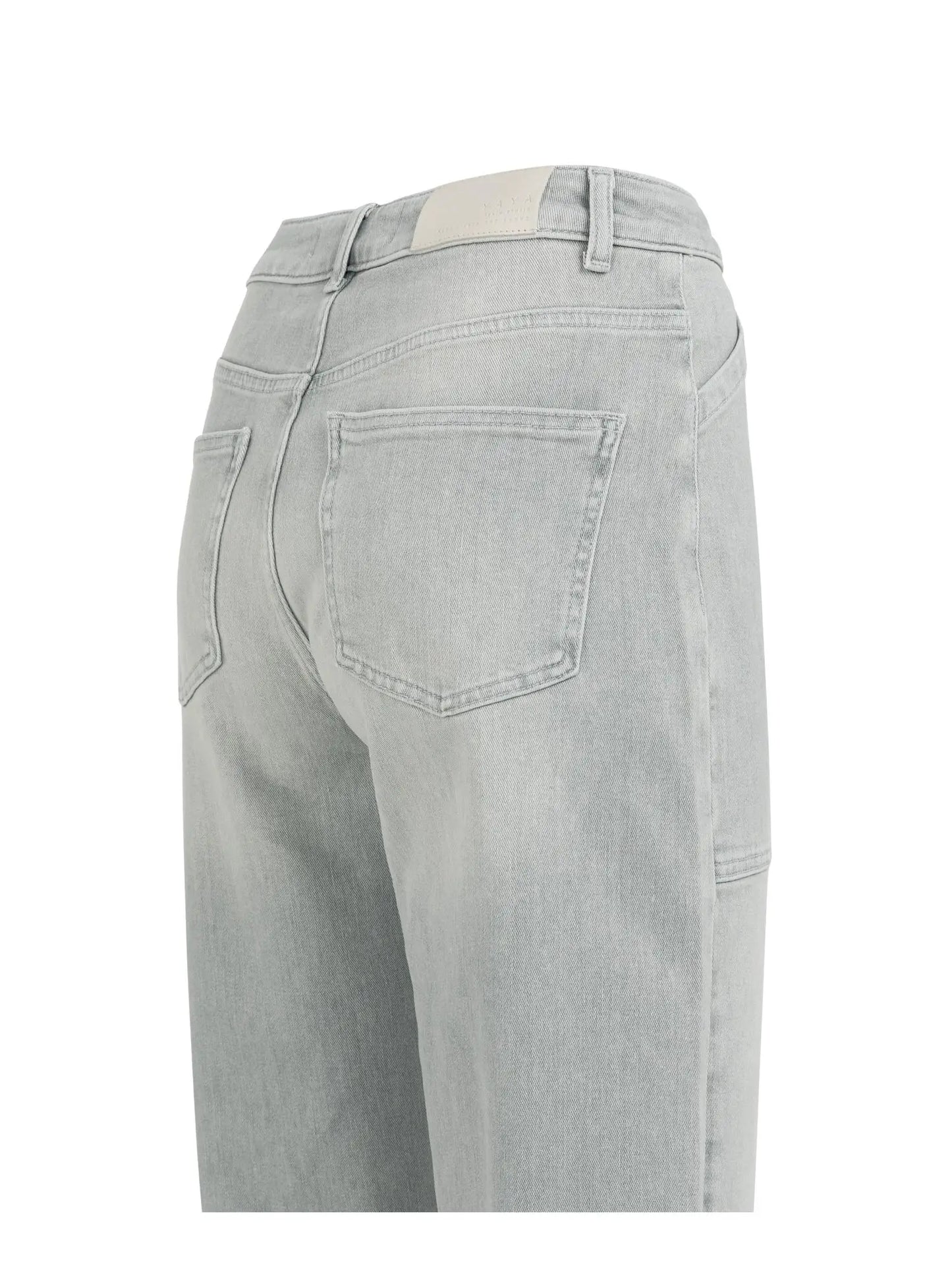 Cargo jeans with low crotch and wide legs