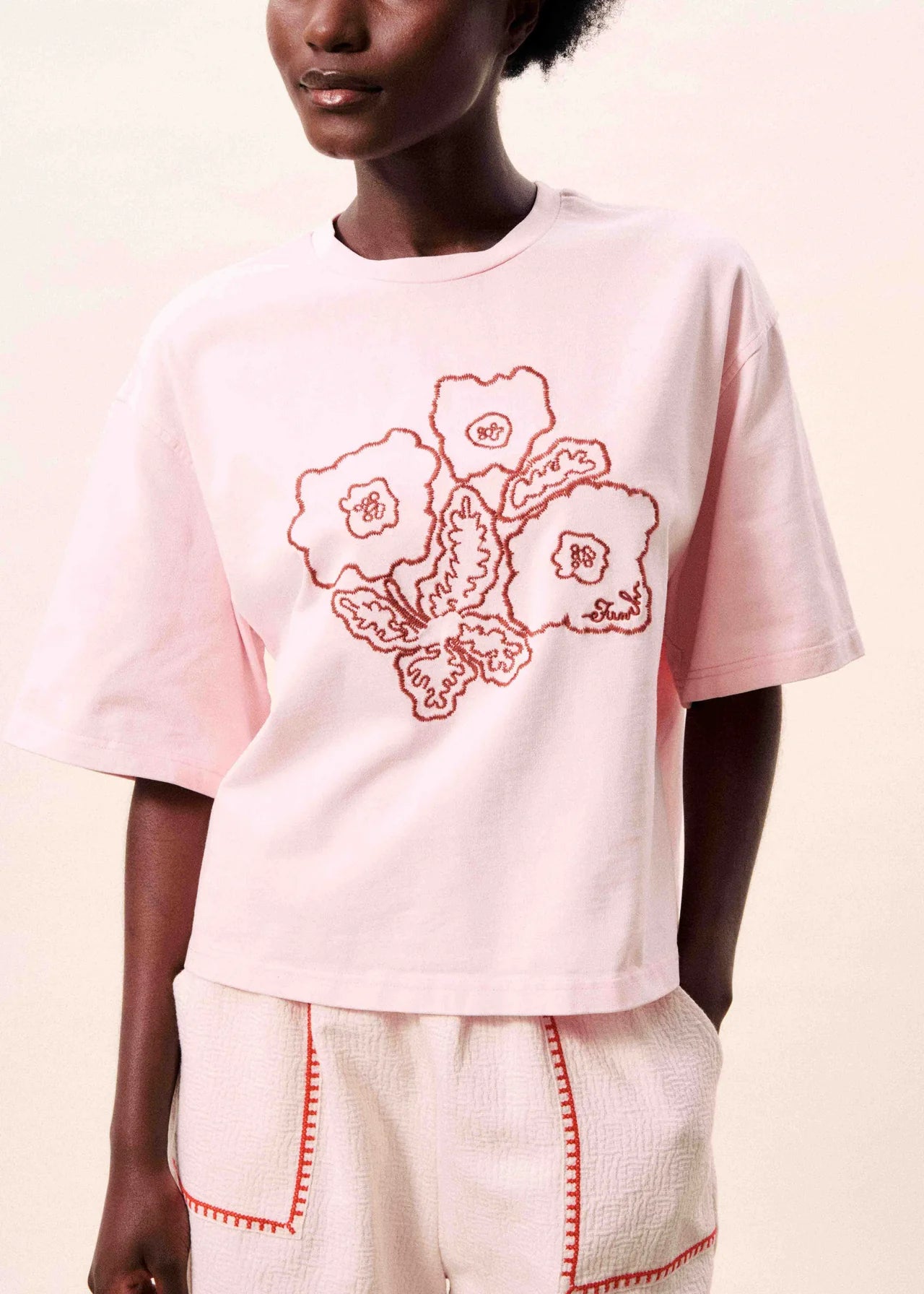 PALE PINK T-SHIRT LOLITE