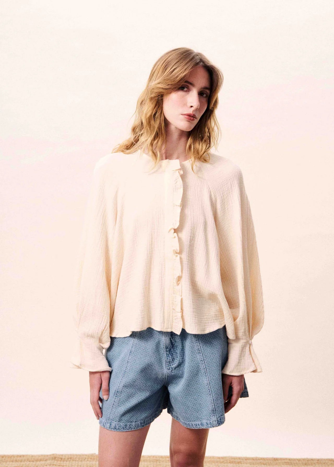 Kokkini cream shirt