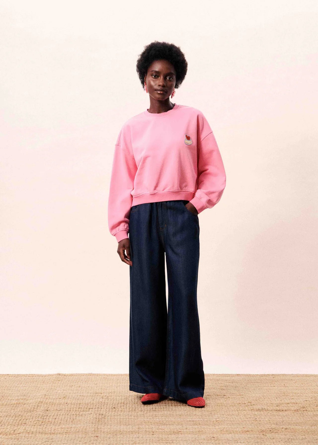 TAMISE PINK SWEATSHIRT