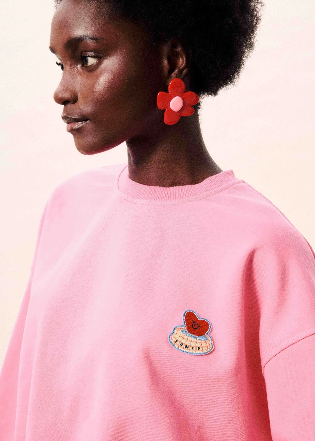 TAMISE PINK SWEATSHIRT