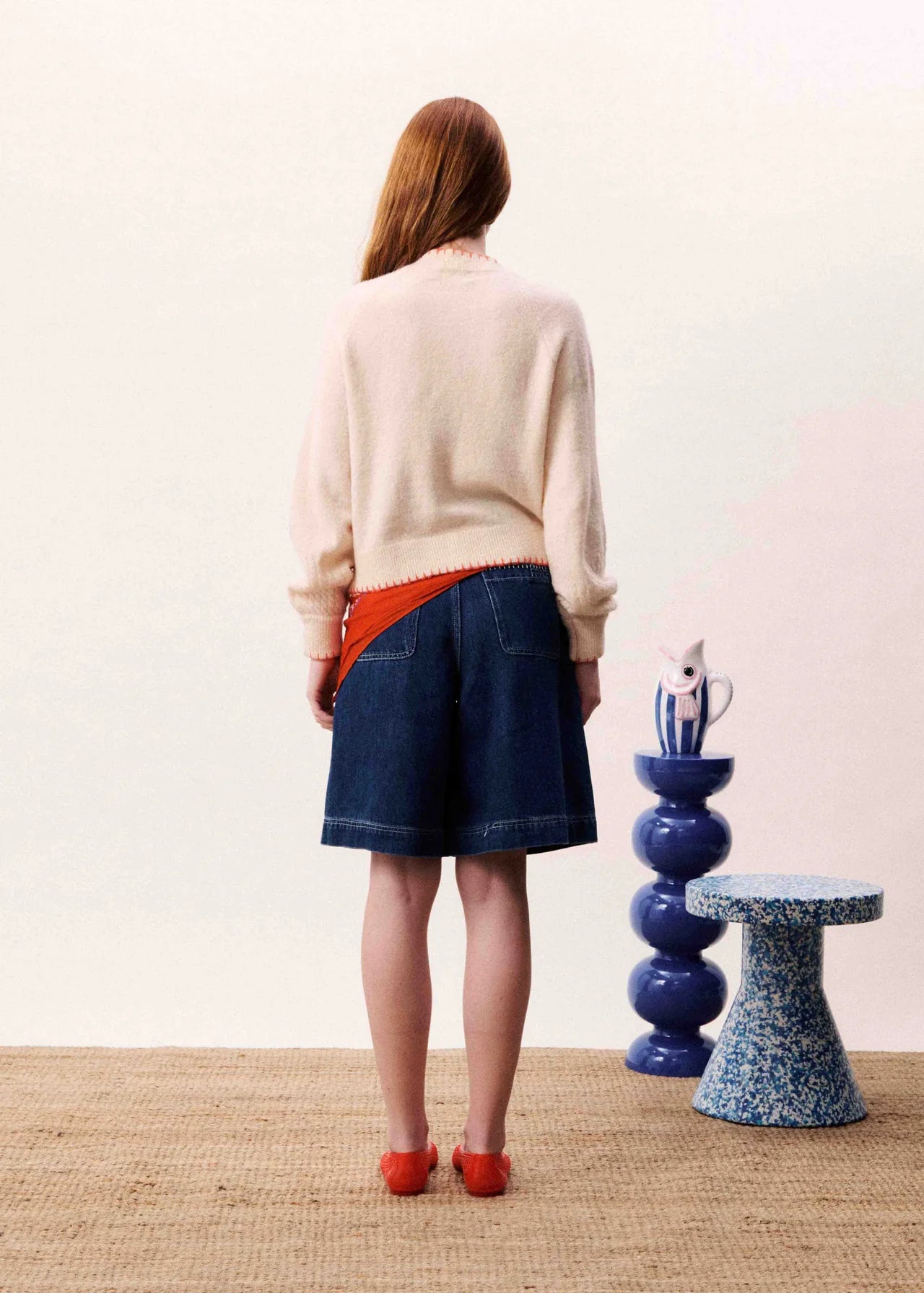 Cream cardigan