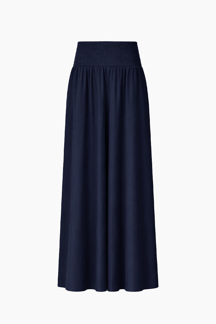 Aurora wide leg blue trousers