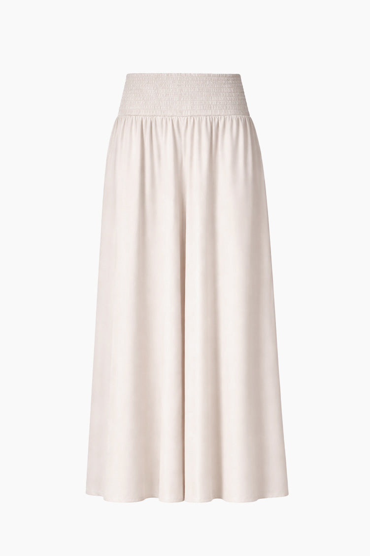 Aurora cream wide leg trouser