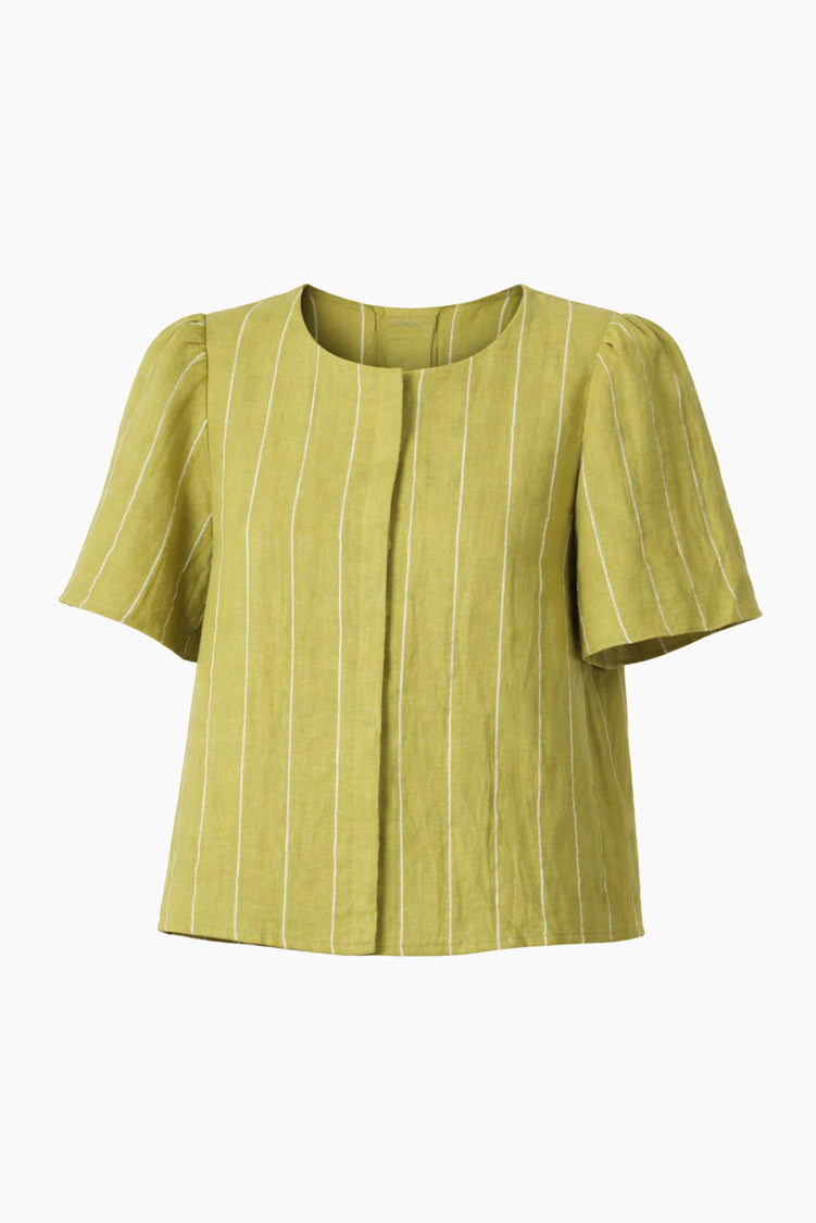 Green daisy top
