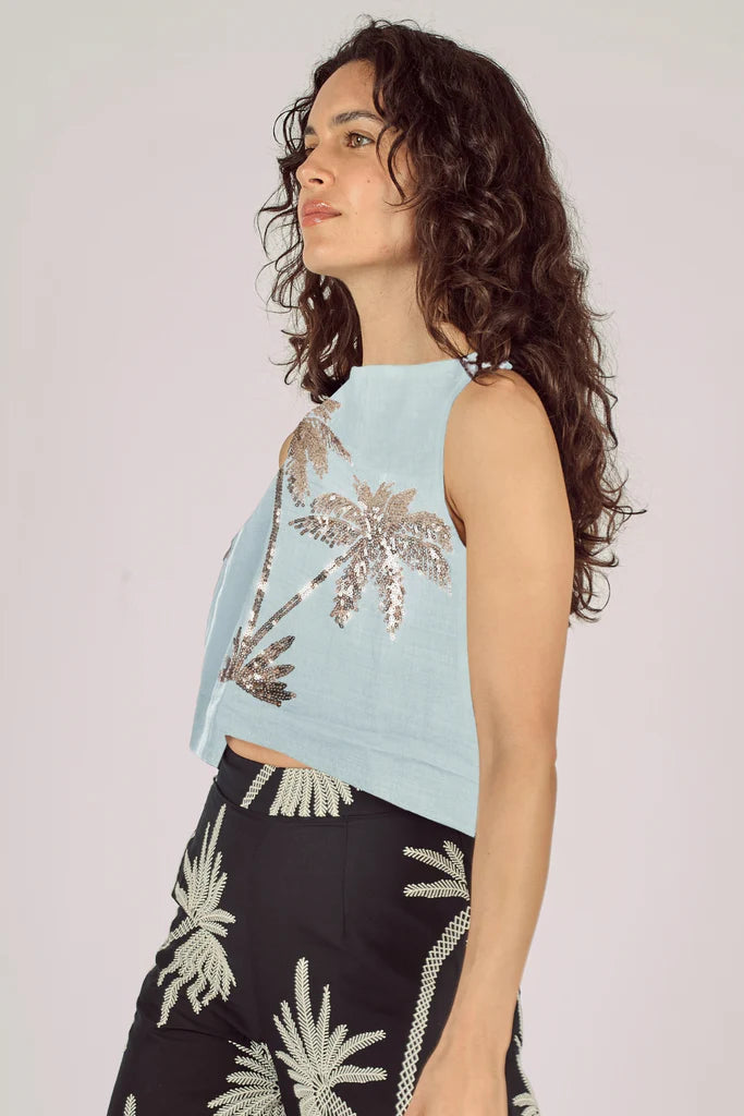 Evie blue top