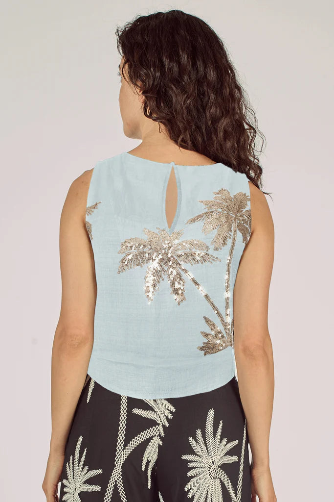 Evie blue top